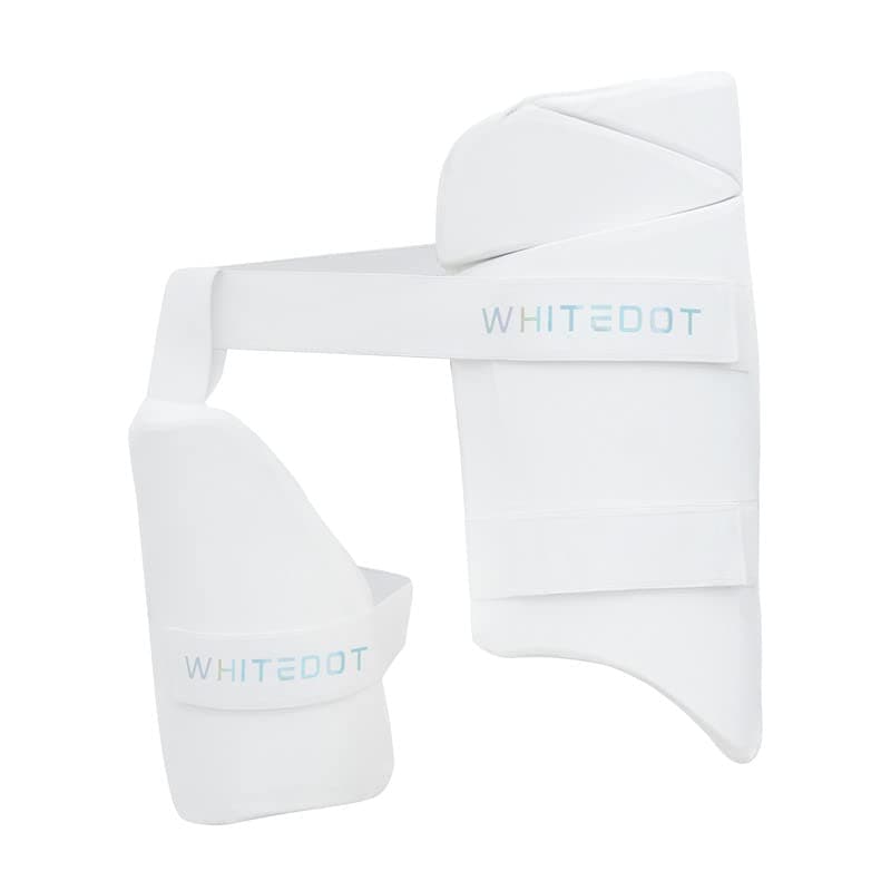 Whitedot Dot 2.1 Combo Thigh Guard||Suitable Foor Boys Left Hand||White||