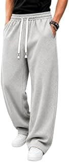 Men's Oversized Baggy Track Pants| Comfortable Lounge & Streetwear Trousers