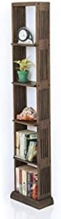 Urban Ladder Babylon Floor/Wall Shelf (25-Book Capacity, Finish : Walnut)