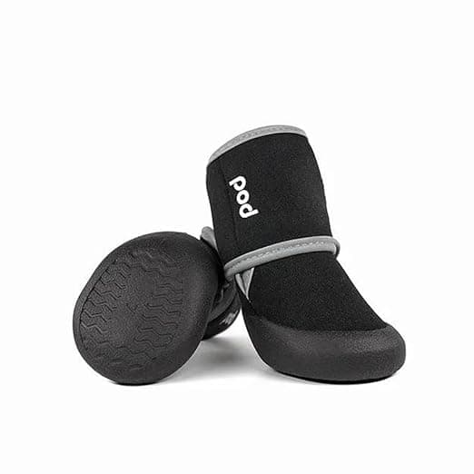 PET FUN® POD Reflective Dog Shoes XXL | Waterproof, Anti-Slip Boots with Adjustable Velcro | Night Visibility & Durable Paw Protection for German Shepherd,Boxer and Others Extra Large Dogs