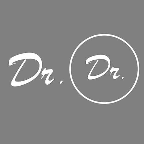 Claw cuts - Dr. Doctor Logo Sticker for Cars & Bikes, Reflective and Waterproof Sticker, Easy to Stick Symbolic Vinyl Sticker/Sign, White (2 Pieces as Image)