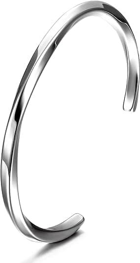 MIAMI Bracelet for Man girls women Boys brother boyfriend gents Fashion Silver Bracelet for Boys Stainless Steel stylish hand cuff Kada for men Cuff accessories mens Bracelets adjustable Anti tarnish M453