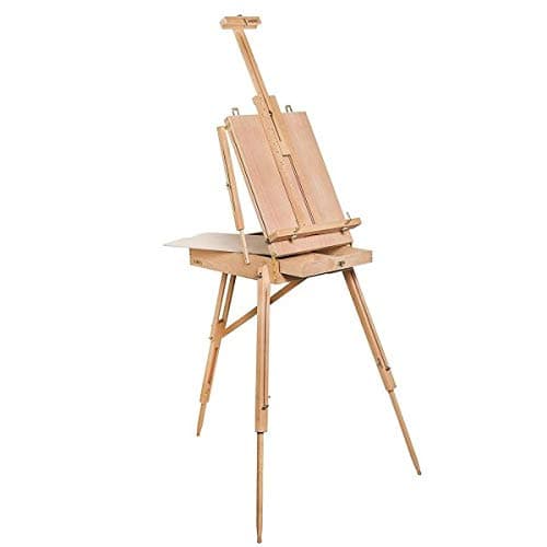 Brustro Artists Studio Portable Wooden Box French Painting Easel, Holds canvases Upto 33 inches | Ideal for Drawing, Sketching, Painting and Canvas Display