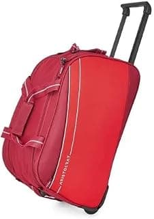 Aristocrat Polyester Solid Pattern Delta Dft 52 Hardshell Inlineskatewheel Suitcase/Trolley Bag (Red, Small), H-31 Centimeters
