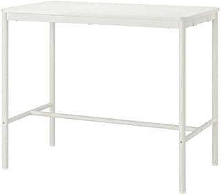 Ikea TOMMARYD Table,130x70x105 cm (51 1/8x27 1/2x41 3/8 ") (White)