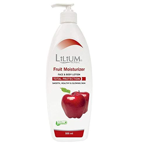 Lilium Herbal Fruit Moisturizer Body Lotion 500 ml, Smooth, Healthy & Glowing Skin, Deep Nourishment, Hydrating, Skin Softening, Non-Greasy Formula, For Women & Men, All Skin Types