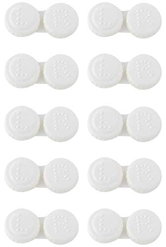 Visions India Anti Bacteria Leak Proof Contact Lens Case by VisionsIndia-10Pcs