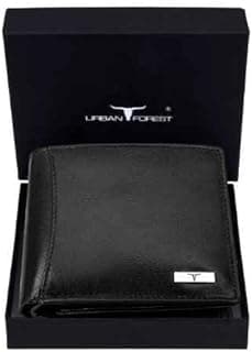 URBAN FOREST Oliver Aniline Black Leather Wallet for Men