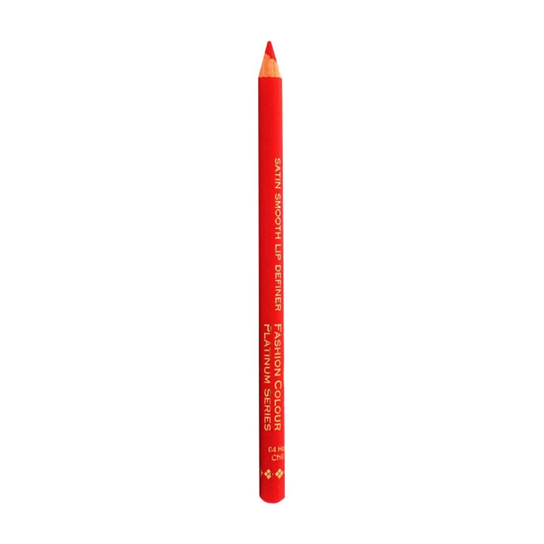 FASHION COLOUR Platinum Satin Smooth Lip Liner | One Swipe Smooth Application | Long Lasting | Matte Finish | Non-drying | Lip Liner Pencil Waterproof | Satin Matte | Hot Chilly
