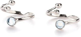 Shaya by Caratlane | 925 Silver|A Soothing Read Toe Rings | Gifts for Womens & Girls