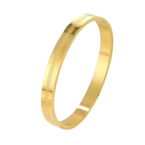 MEENAZ Bracelet for Men brother boyfriend gents Fashion Rose gold Bracelet for Boys Stainless Steel stylish hand cuff Gold Kada for men Cuff accessories golden mens Bracelets open kada adjustable 591