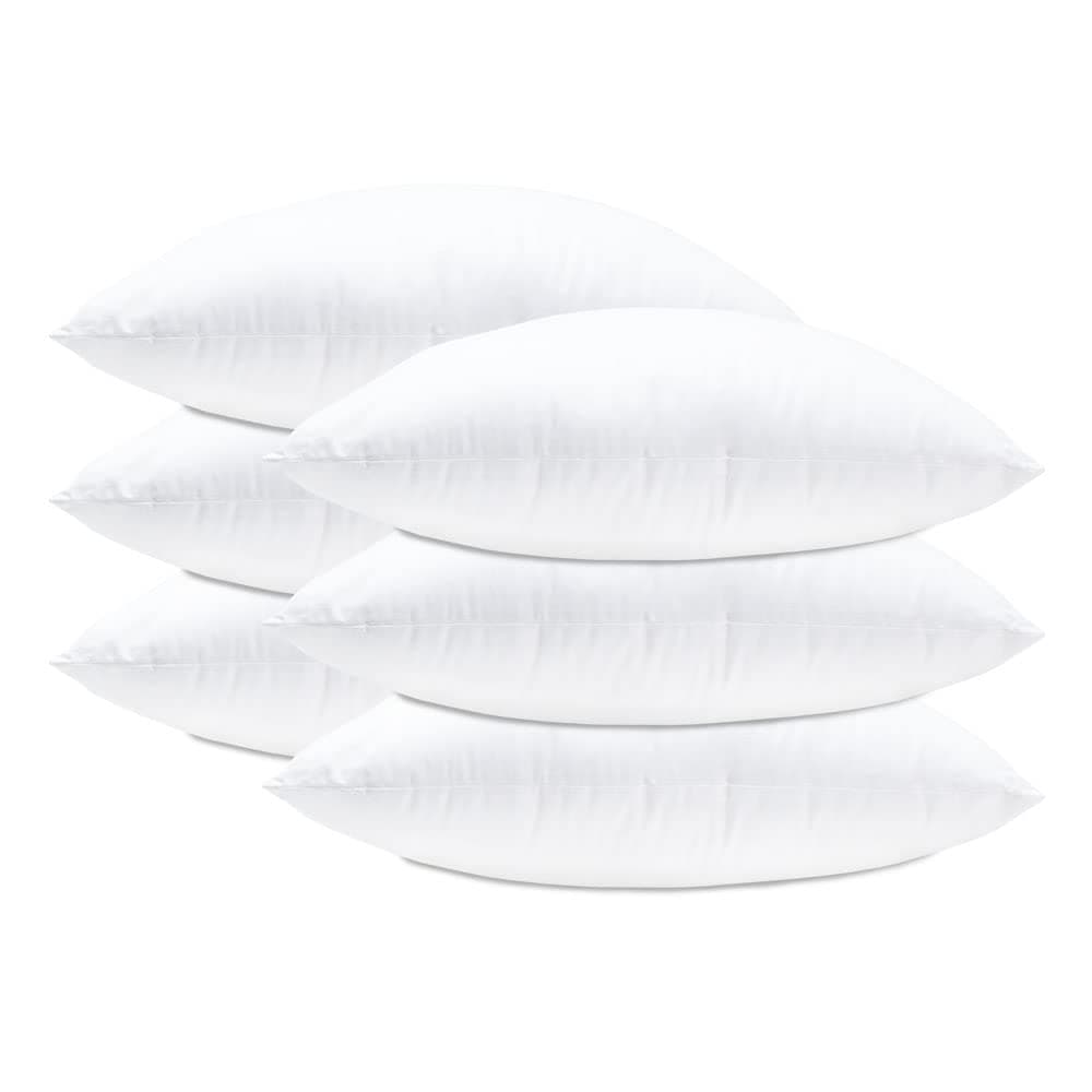 NOOHSAY Cushion Pads 12 x 15 Inch (30 x 38 cm) Pack of 6 | Soft Microfibre, Throw Pillow Inserts, Hollowfibre Filling, Calm and Comfortable Home Look