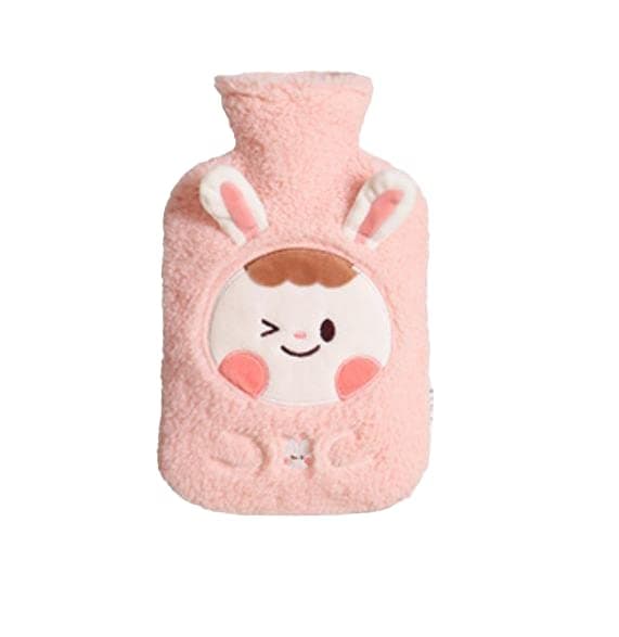 Mayatra's Hot Water Bag with Soft Cover for Pain Relief Heating Pad Hot Water Bottle & Rubber Bottle for Hot Water Bag for Pain Relief, Bottle, Heating Bag - 1000 ML (Multicolor)