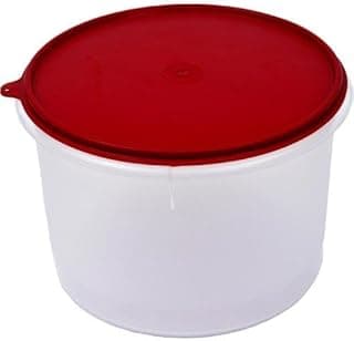 Tupperware Super Storer Large (Plastic, Transparent), 5 Liters, Blue