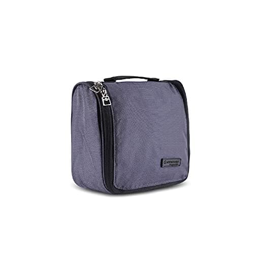 Harissons Groomy Water Resistant & Light Weight Toiletry Kit Travel Pouch for Men & Women | Multipurpose Storage & Makeup Organizer (Grey)