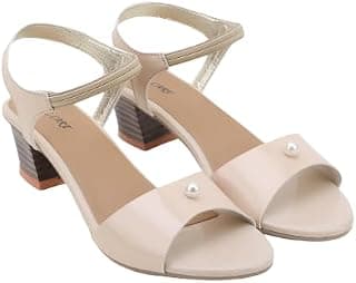 RBK CART Women Stylish Heel Sandal For Women Adjustbale Latest Block Heel Sandal for Casual Office Block heel sansal