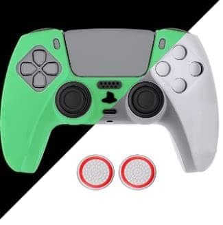 New World Glow in The Dark Silicon Cover for PS5 PlayStation 5 Controller,Glow in The Dark Protective Case Sleeve for PS5 Sony PlayStation 5 DualSense Controller