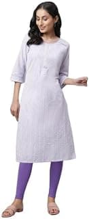 Aurelia Women's Mint Green Foil Printed Embellished Straight Kurta and Skirt Set