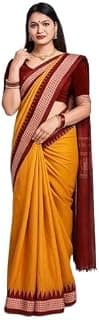 Generic Women's Traditional & Ethnic Art Silk 5.4 MetersSambalpuri Saree with Blouse piece_Mustard_48
