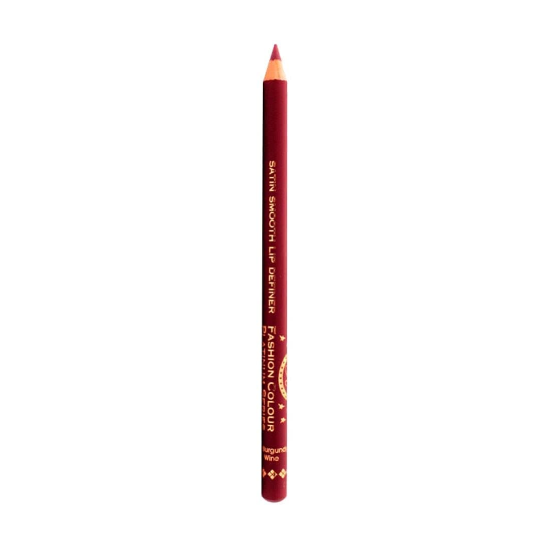 FASHION COLOUR Platinum Satin Smooth Lip Liner | One Swipe Smooth Application | Long Lasting | Matte Finish | Non-drying | Lip Liner Pencil Waterproof | Satin Matte | Burgundy Wine
