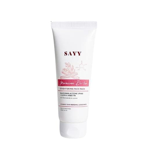 SAYY Moroccan DeTan Brightening Face Pack for Advance Skin Renewal Radiance Clay Mask (3)