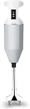Maharaja Whiteline Plastic Torsio Plus Hand Blender with 3 Blades, Long Lasting Performance with 250 Watt Motor| Multiple Detachable Blades | 2 Year Warranty - Hb-141 (Grey)