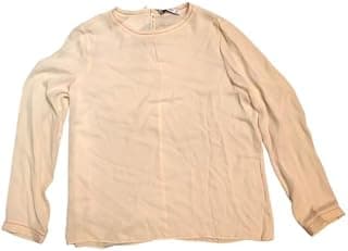 Generic Casual Regular Sleeves Solid Women Beige Top Size XL