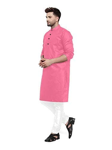 Men’s Cotton Blend Plain Kurta Comfortable and Stylish