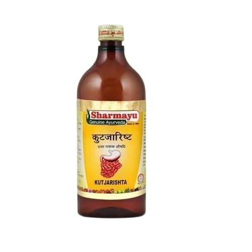 Sharmayu Kutjarishta Syrup 450 ml | Ayurvedic Remedy for Dysentery, Diarrhea, Fever & Digestive Health | Natural Amoebiasis & Digestive Tonic