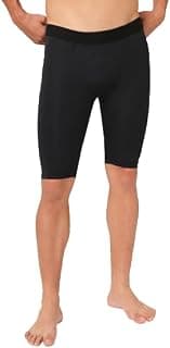 TECHNOSPORT Mens Compression Tights for Gym, Running, Cycling, Swimming, Workout & Athletic Activities