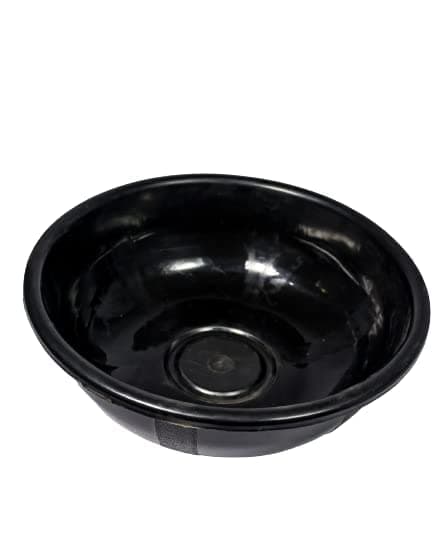 Sonanshi Black Plastic Tub for Multipurpose- Storing Water, Vegetables, Foot Pedicure (5 Litre)