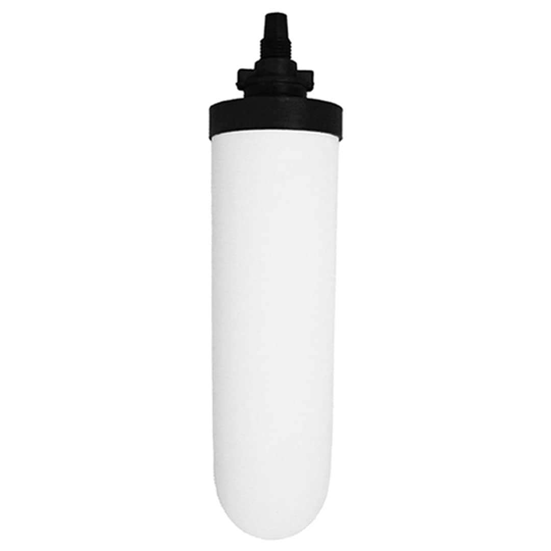 RAMA Spirit 7 Inch Water Filter and Purifier Ceramic Candle with Activated Carbon, 3 Stages of Filtration, Greater Than 4 Log Bacteria Removal, Pack of 1