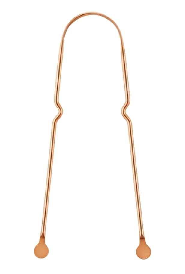 Copper Tongue Cleaner – Reusable Tongue Scraper for Bad Breath, Oral Care & Hygiene – Safe for Adults & Children
