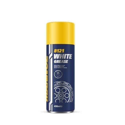 MANNOL 8121 White Grease | Suitable For Automobiles | Water engineering | Agricultural | Garden equipment | Industry | Household | Imported From Germany (450ml)