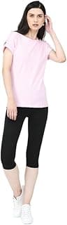 Robinbosky Premium Stretchable Cotton Capri Legging for Women | Suitable for Formal wear & Casual wear | High-End Elastic Makes. The Leggings Squat Proof and Durable for Travel, Yoga, & Workout.