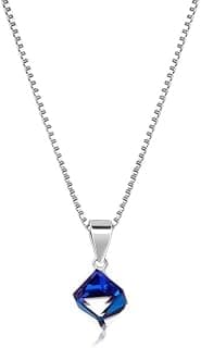 GIVA 925 Silver Mystic Prism Pendant with Box Chain| Necklace to Gift Women & Girls | With Certificate of Authenticity and 925 Stamp | 6 Months Warranty