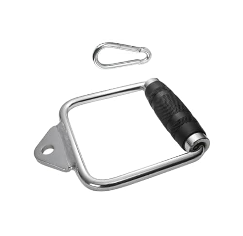 ABSSports Single D Row Handle-Non-Slip Handle Cable Attachment for Weight Workout for Gym. Multi-training Bar