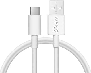 Vivo 44W Original Flash Type C Charging Cable for Vivo V40/V30/V29/V27/V25/V23e/V23 pro/V21 5G/Y200/Iqoo 12/Z9x/Neo 9 pro/Neo 7 pro/Z7/Z7S/Z6 Lite/11/Z6 44W/T1/T2/T3/T3x, Mobile Support 44W, White