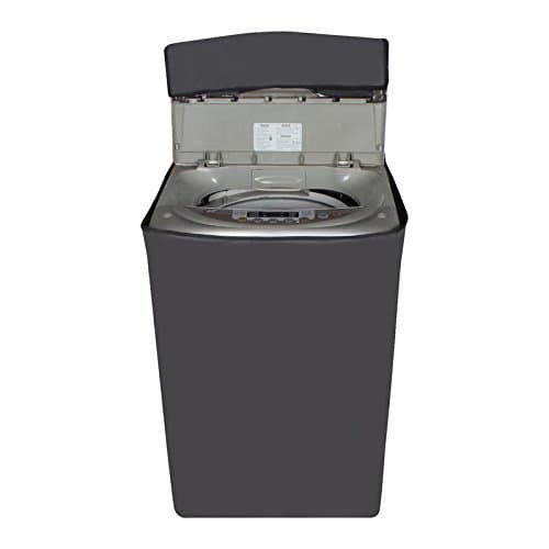 Stylista Washing Machine Cover Compatible for Samsung Fully Automatic Top Load Wa90J5710Sg 9Kg Darkgrey