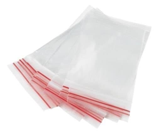 True-Ally Resealable Transparent Zipseal 4x6 Inches Zip Lock/Zipper Pouch Bags (Pack of 100)