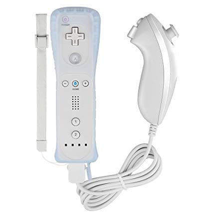 New World Wii controller Remote With Nunchuk with Silicon Case Compatible Nin-tendo and Wii U