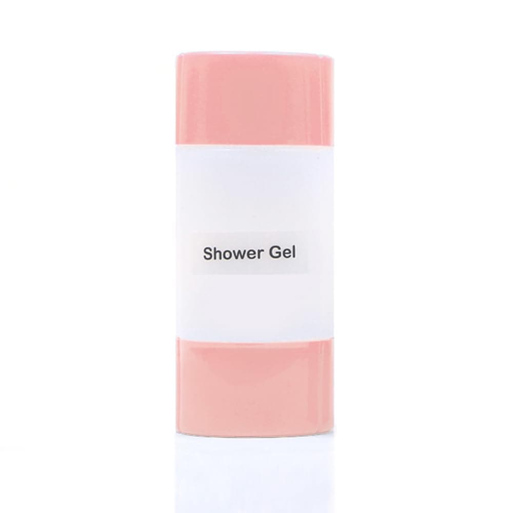 INOVERA (LABEL) 1 Piece Refillable Travel Bottles for Toiletries - 3 in 1 Plastic Shampoo, Cream, Conditioner, Lotion Storage Container - Travelling Accessories (Baby Pink)