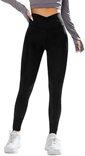 Imperative Regular High Waist Stretchable Gym Tights Leggings with Crossover Belt for Women & Girls | Gym Wear/Active Wear Tights Yoga Pants.