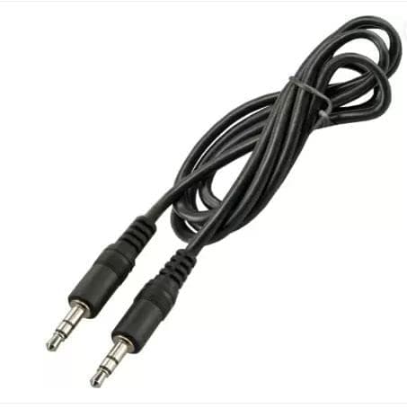 PremiumAV 3.5mm AUX Cable 1 Meter Male to Male Audio Jack Cable for Car Stereo Speaker Headphone Laptop Mobile Tablet Home Theater Black