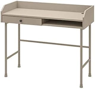 Ikea HAUGA Desk,100x84 cm (39 3/8x33 1/8 ") (Beige)