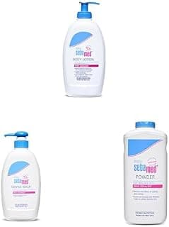 SebaMed Baby Lotion, 400mlSebamed Baby Gentle Wash 400 ml|pH 5.5| Body WashSebamed Baby Powder (400g)