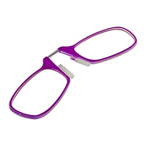 VisionsIndia Unique Reading Glasses With Case For Moblie Phones (Purple, +1.00)