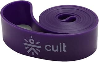 CULT Heavy Duty Resistance Band Purple (30–79 kg) | Pull Up Assistance, Stretching, Strength Training, Home & Gym Workout Band for Men & Women