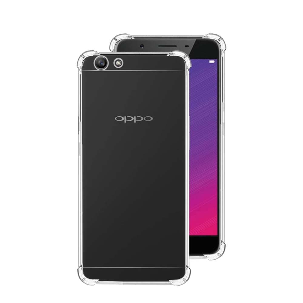 7SEVEN® Back Cover for Oppo A59 | Oppo F1S Transparent Mobile Back Case Shock Proof Design Camera Edges Protection Crystal Clear Phone Case Silicon Soft TPU and Flexible Bumper Phone Cover
