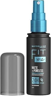 Maybelline New York Setting Spray, Transfer-proof, 24H Oil-Control Formula With Witch Hazel, Fit Me Matte + Poreless, 60 ml